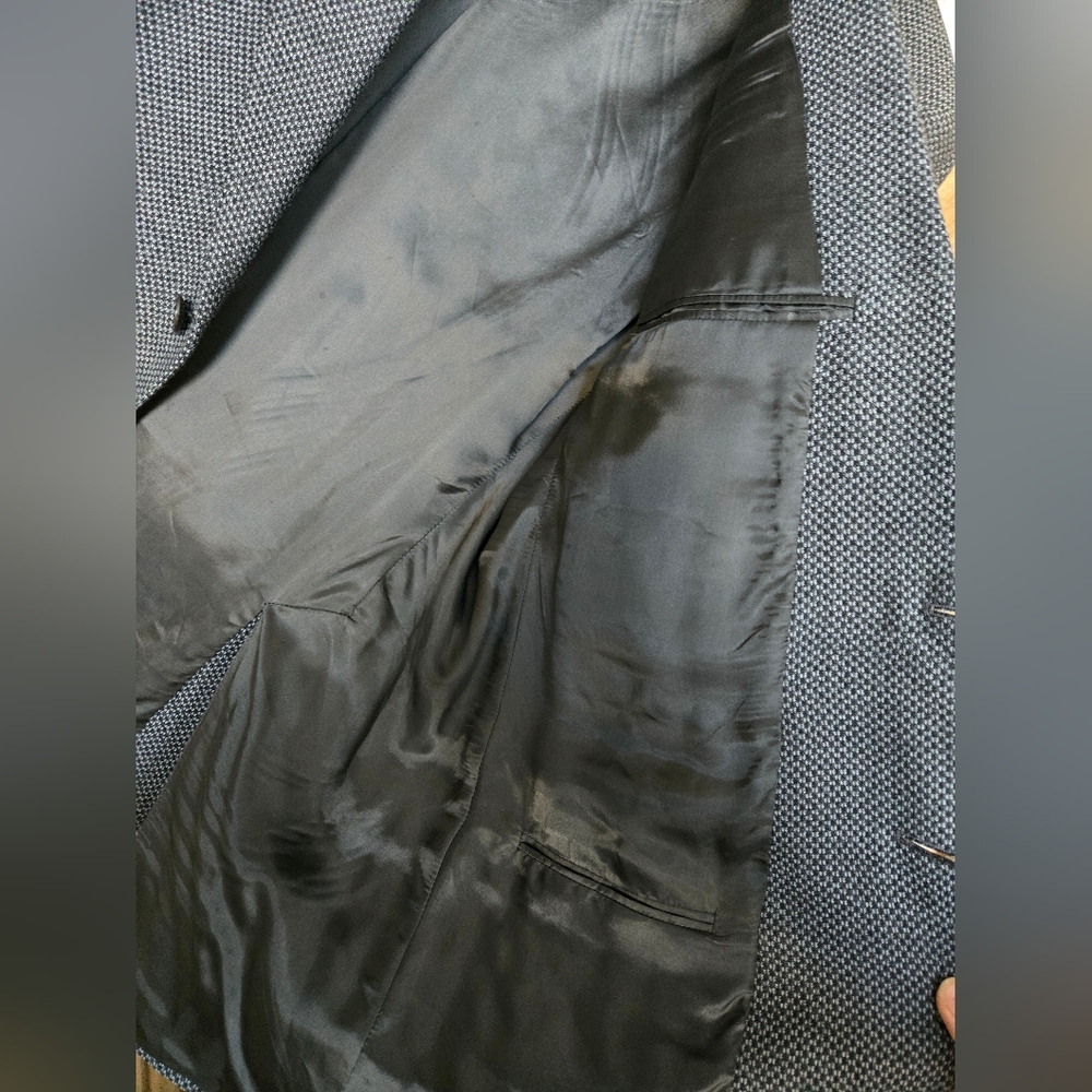 Armani Collezioni Mens Suit Blazer Gray Size 42R - Picture 10 of 12